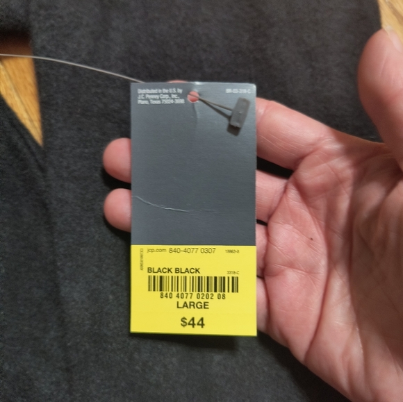 NWT Xersion soft black sweater with zipper and sparkles, women's large - Picture 6 of 13